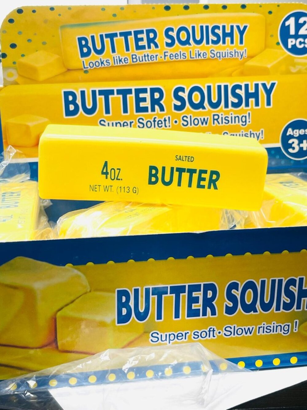 Butter Squishy 4oz - Butter Yellow "Smells like butter"